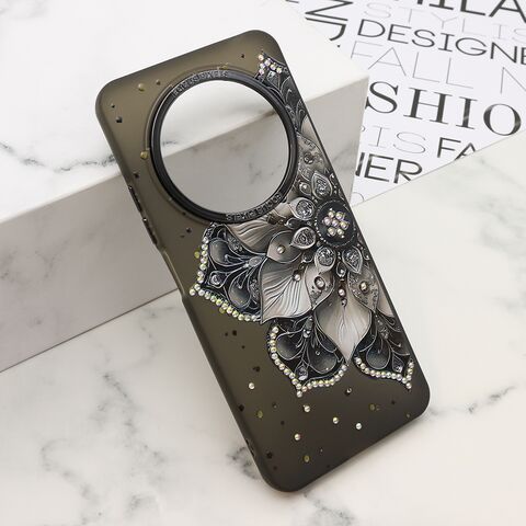 Zastitna maska (futrola) LOTUS - Xiaomi Redmi 14C 4G crna (MS).