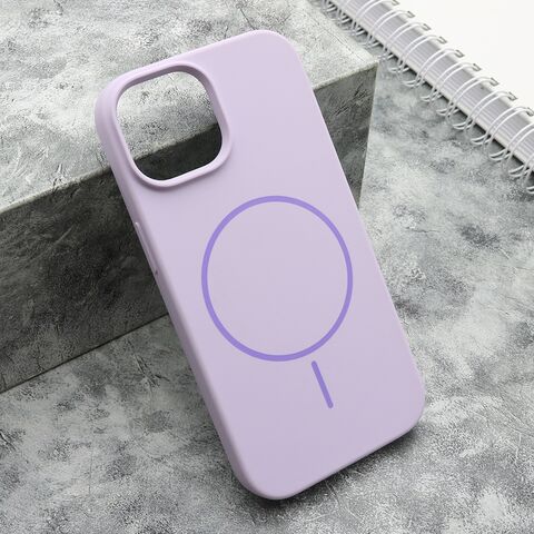 Zastitna maska (futrola) FLEX MagSafe - iPhone 15 ljubicasta (MS).