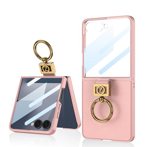 Zastitna maska (futrola) Z-RING CASE - Samsung F751B Galaxy Z Flip 7 5G roze (GKK case) (MS).