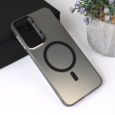 Zastitna maska (futrola) Magsafe providna - Samsung A165F Galaxy A16 5G crna.