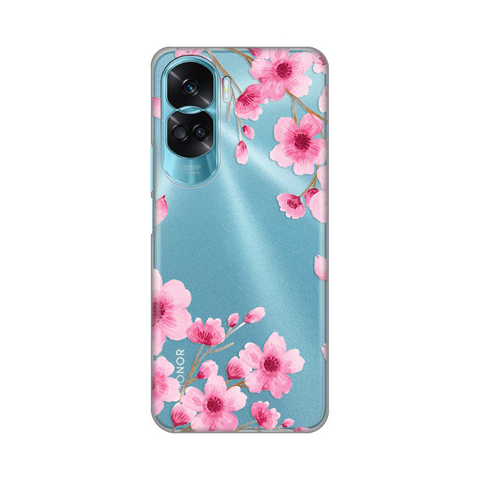 Zastitna ultra tanka (skin) maska / futrola PRINT - Huawei Honor 90 Lite Rose Flowers.