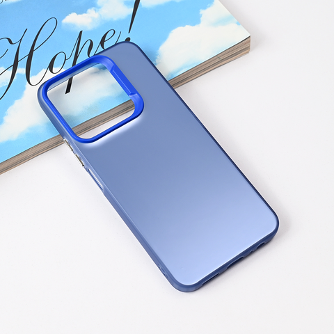 Zastitna maska (futrola) providna - Huawei Honor X6c plava.