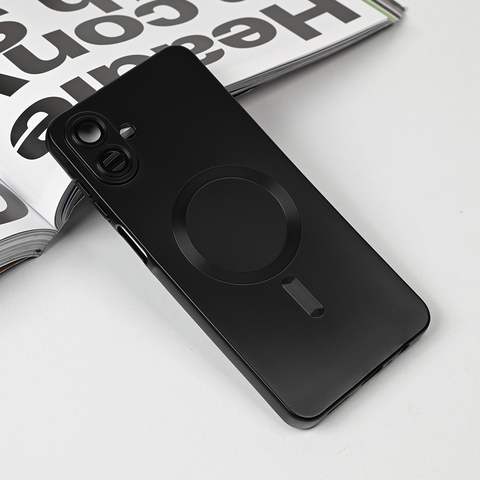 Zastitna maska (futrola) Magsafe Chrome - Samsung A075F Galaxy A07 crna.