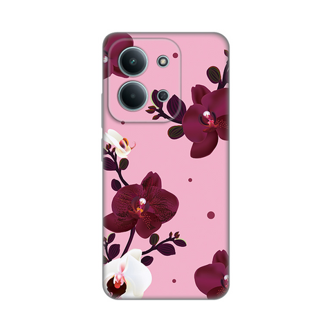 Zastitna ultra tanka (skin) maska / futrola PRINT - Xiaomi Redmi 15C 4G Pink Orchid.