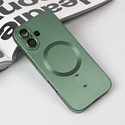 Zastitna maska (futrola) Magsafe Chrome - iPhone 17 6.3 zelena.