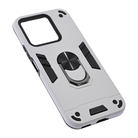 Zastitna maska (futrola) Hard Ring - Huawei Honor X8b siva.