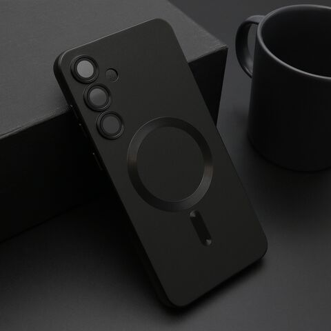 Zastitna maska (futrola) ELEGANT MAGSAFE - Samsung S931 Galaxy S25 5G crna (MS).