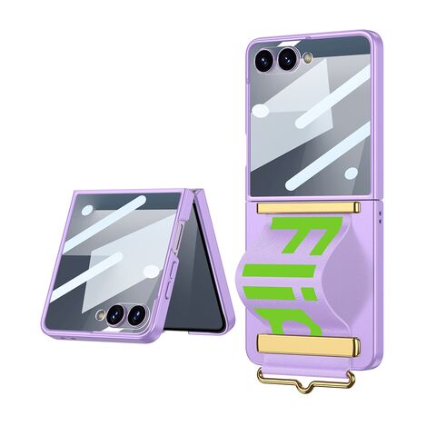 Zastitna maska (futrola) STRAP CASE - Samsung F751B Galaxy Z Flip 7 5G ljubicasta (GKK case) (MS).