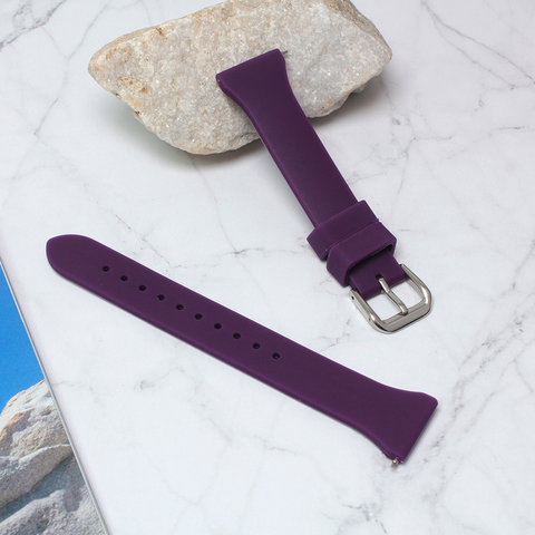 Narukvica ravan (flat) - smart watch Samsung 4, 5 20mm tamno ljubicasta.