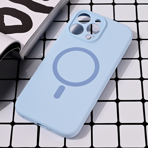 Zastitna maska (futrola) Magsafe Pure color - iPhone 16 Pro Max 6.9 svetlo plava.