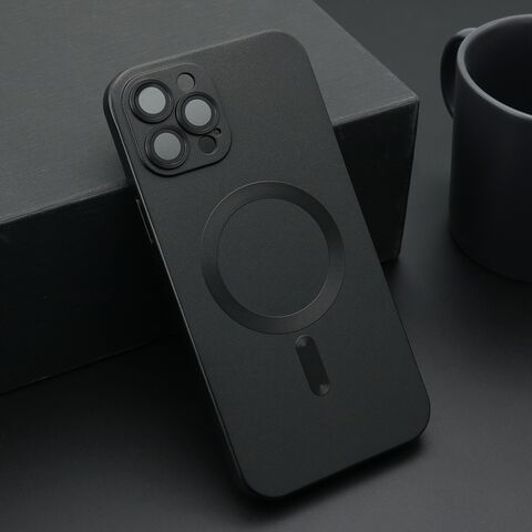 Zastitna maska (futrola) ELEGANT MAGSAFE - iPhone 12 Pro Max (6.7) crna (MS).