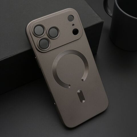 Zastitna maska (futrola) ELEGANT MAGSAFE - iPhone 17 Pro Max (6.9) siva (MS).