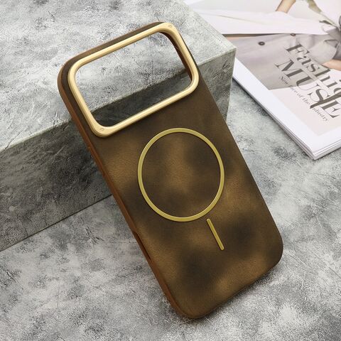 Zastitna maska (futrola) LUX SKIN MagSafe - iPhone 17 Pro Max (6.9) zlatna (MS).