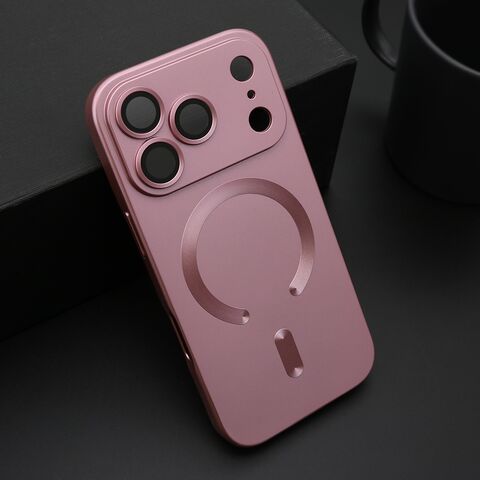 Zastitna maska (futrola) ELEGANT MAGSAFE - iPhone 17 Pro roze (MS).