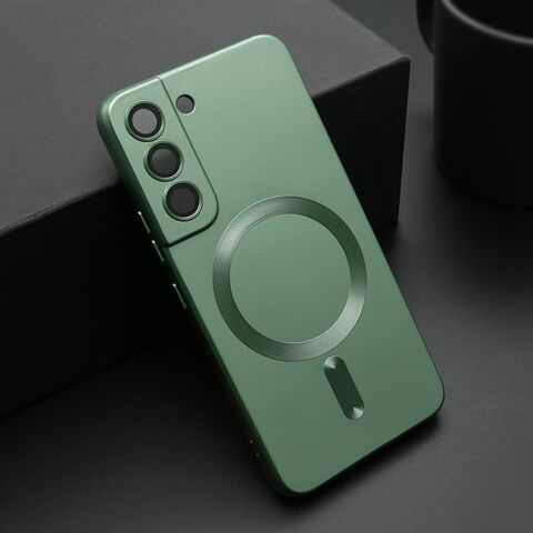 Zastitna maska (futrola) ELEGANT MAGSAFE - Samsung Galaxy S22 5G zelena (MS).