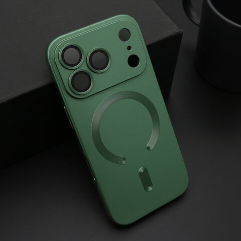 Zastitna maska (futrola) ELEGANT MAGSAFE - iPhone 17 Pro zelena (MS).