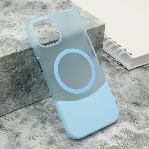 Zastitna maska (futrola) PUZZLE - iPhone 15 plava (MS).