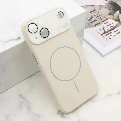 Zastitna maska (futrola) PASTEL DREAMS MagSafe - iPhone 14 (6.1) bela (MS).