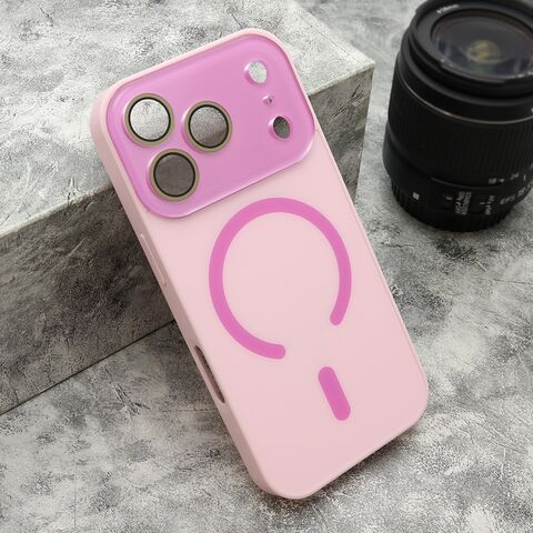 Zastitna maska (futrola) PASTELPOP MagSafe - iPhone 17 Pro roze (MS).
