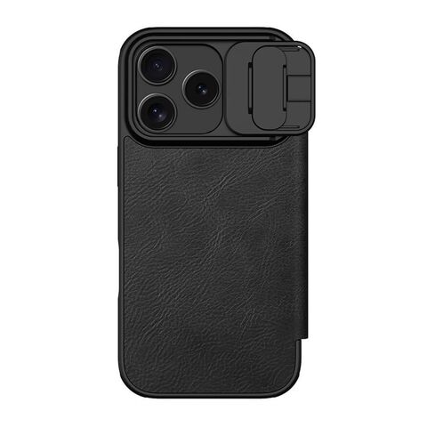 Zastitna maska (futrola) NILLKIN QIN Pro - iPhone 17 Pro crna (MS).