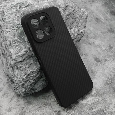 Zastitna silikonska maska (futrola) CARBON LIGHT - Huawei Honor X6c crna (MS).