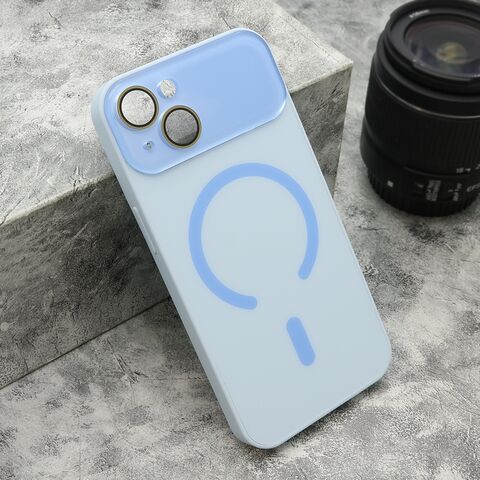 Zastitna maska (futrola) PASTELPOP MagSafe - iPhone 13 (6.1) plava (MS).