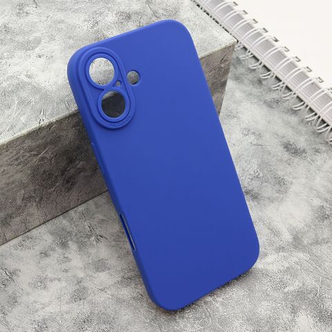 Zastitna silikonska maska (futrola) Pro Camera - iPhone 17 tamno plava (MS).