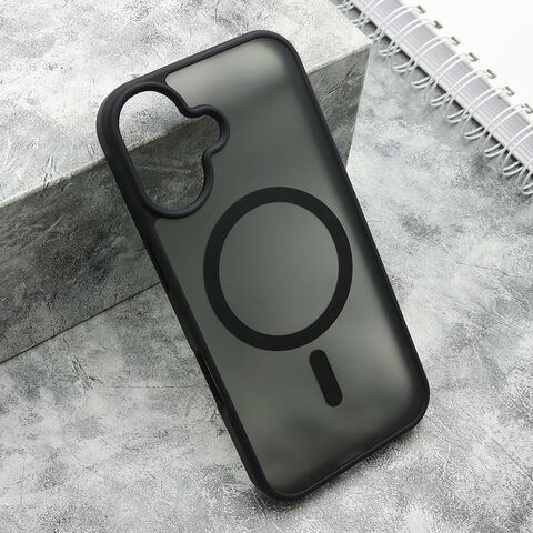 Zastitna maska (futrola) SILKY MagSafe mat - iPhone 17 crna (MS).