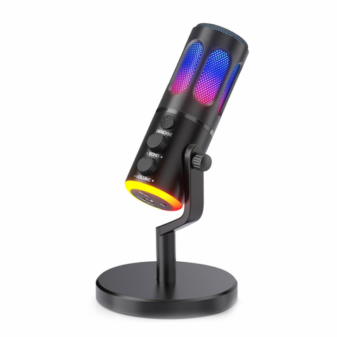 Mikrofon SU8 RGB crni.