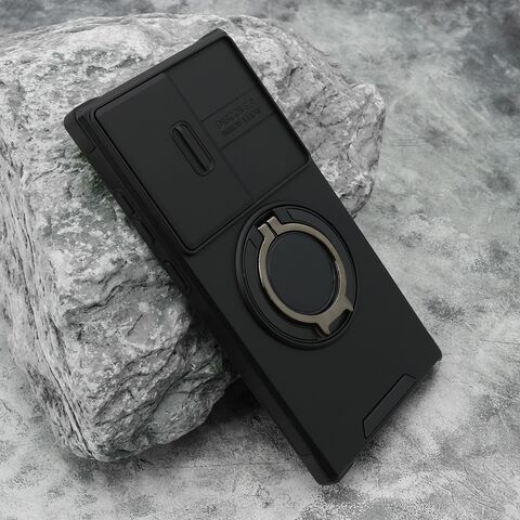 Zastitna maska (futrola) DEFENDER CAMSHIELD - Samsung S928 Galaxy S24 Ultra 5G crna (MS).