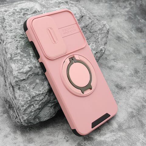 Zastitna maska (futrola) DEFENDER CAMSHIELD - Samsung A556 Galaxy A55 5G roze (MS).