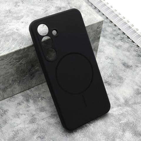 Zastitna maska (futrola) FLEX MagSafe - Samsung S931 Galaxy S25 5G crna (MS).