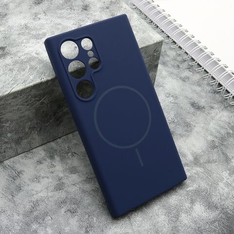 Zastitna maska (futrola) FLEX MagSafe - Samsung S928 Galaxy S24 Ultra 5G plava (MS).