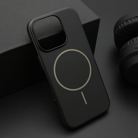 Zastitna maska (futrola) PURE mat MagSafe - iPhone 16 Pro (6.3) crna (MS).