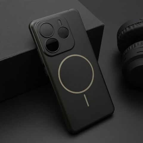 Zastitna maska (futrola) PURE mat MagSafe - Xiaomi Redmi Note 14 4G (Global) crna (MS).