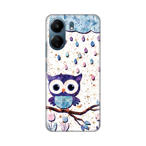 Zastitna ultra tanka (skin) maska / futrola PRINT - Xiaomi Redmi 13C Owl.