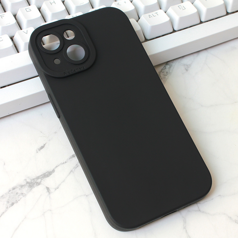 Zastitna maska (futrola) Silikon Pro Camera - iPhone 15 6.1 crna.