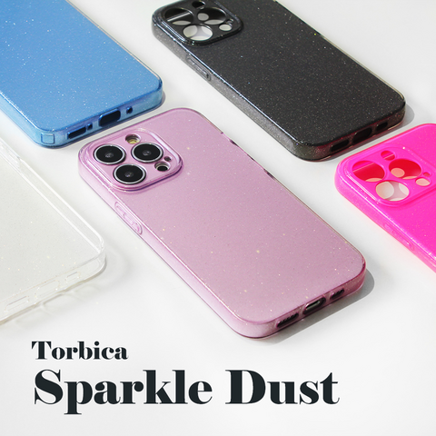 Zastitna maska (futrola) Sparkle Dust - iPhone 13 Mini crna.