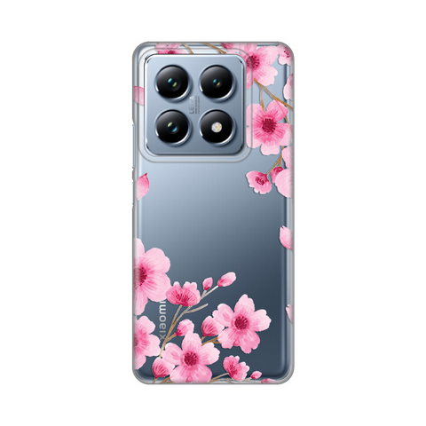 Zastitna ultra tanka (skin) maska / futrola PRINT - Xiaomi 14T Pro Rose Flowers.