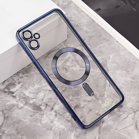 Zastitna maska (futrola) Magsafe Lux - Samsung A05 plava.