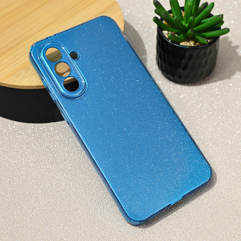 Zastitna maska (futrola) Sparkle Dust - Samsung A566 Galaxy A56 5G svetlo plava.