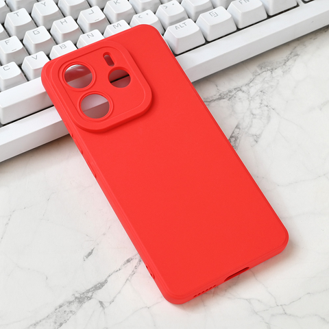 Zastitna maska (futrola) Silikon Pro Camera - Xiaomi Redmi Note 14 5G crvena.