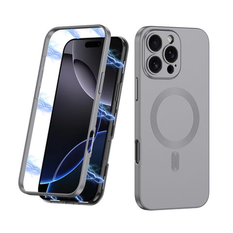 Zastitna maska (futrola) 360 COLOR MagSafe - iPhone 16 Pro Max (6.9) siva (GKK case) (MS).