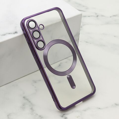 Zastitna maska (futrola) CAMERA PROTECT MAGSAFE - Samsung S931 Galaxy S25 5G ljubicasta (MS).