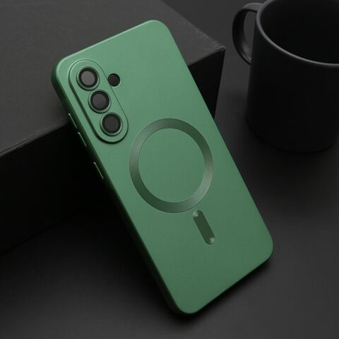 Zastitna maska (futrola) ELEGANT MAGSAFE - Samsung A566 Galaxy A56 5G zelena (MS).