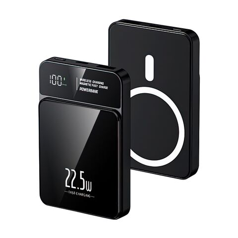 Univerzalna Back Up Baterija MagSafe M50 15W PD 20W+22.5W Fast 5000mAh crni (MS).