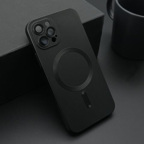 Zastitna maska (futrola) ELEGANT MAGSAFE - iPhone 12 Pro crna (MS).