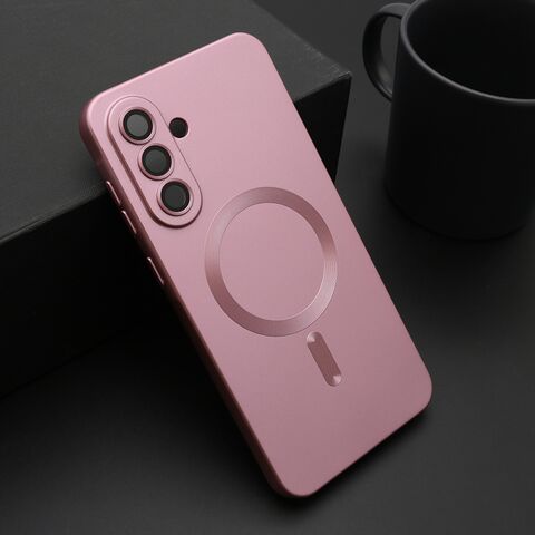 Zastitna maska (futrola) ELEGANT MAGSAFE - Samsung A566 Galaxy A56 5G roze (MS).
