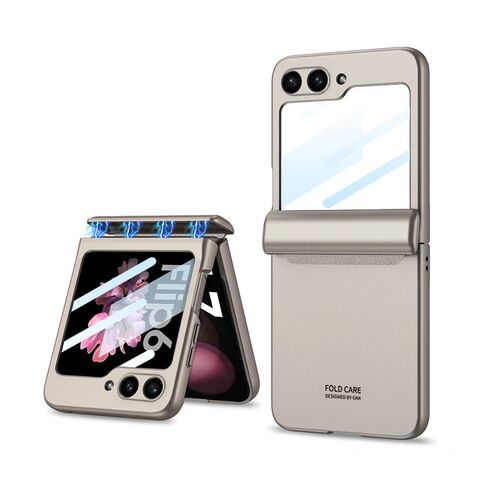 Zastitna maska (futrola) SMOOTH LINE - Samsung F741B/F761B Galaxy Z Flip 6 5G/Z Flip 7 FE 5G zlatna (GKK case) (MS).
