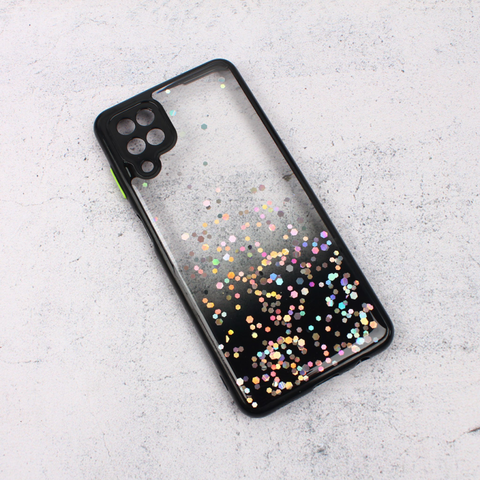 Zastitna maska (futrola) okvir Glitter - Samsung A125F Galaxy A12 crna.
